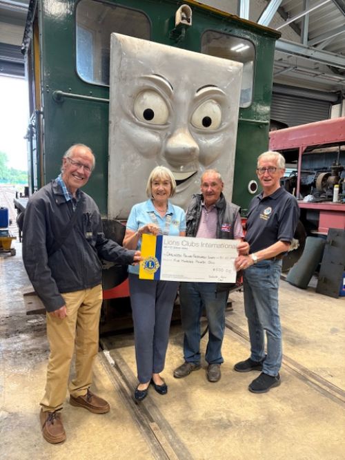 Railway preservation society donation
