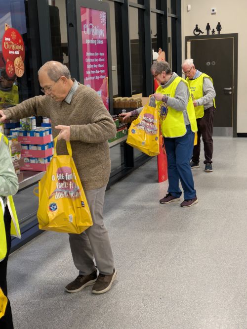 Packing Christmas Food parcels